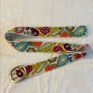 Colorful Embroidered Belt